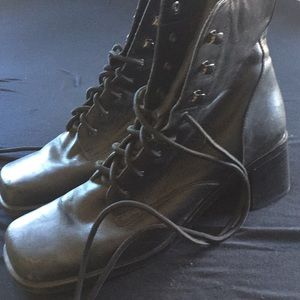 Lace up boots